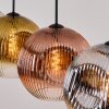 Ripoll Lámparas suspendidas, Luminarias esféricas, Lámparas colgantes Cromo, dorado, Transparente, Color cobre, Ahumado, 4 luces
