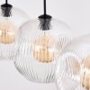 Ripoll Lámparas suspendidas, Luminarias esféricas, Lámparas colgantes Transparente, 4 luces