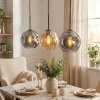 Koyoto Lámparas suspendidas, Luminarias esféricas, Lámparas colgantes Colores ámbar, Ahumado, 3 luces