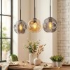 Koyoto Lámparas suspendidas, Luminarias esféricas, Lámparas colgantes Colores ámbar, Ahumado, 3 luces