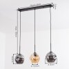 Koyoto Lámparas suspendidas, Luminarias esféricas, Lámparas colgantes Colores ámbar, Ahumado, 3 luces