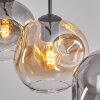Ripoll Lámparas suspendidas, Luminarias esféricas, Lámparas colgantes Colores ámbar, Transparente, Ahumado, 3 luces