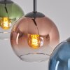 Koyoto Lámparas suspendidas, Luminarias esféricas, Lámparas colgantes Azul, Verde, Transparente, Color cobre, 3 luces