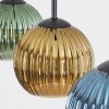 Koyoto Lámparas suspendidas, Luminarias esféricas, Lámparas colgantes Azul, dorado, Verde, 3 luces