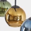 Koyoto Lámparas suspendidas, Luminarias esféricas, Lámparas colgantes Azul, dorado, Verde, 3 luces