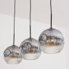 Ripoll Lámparas suspendidas, Luminarias esféricas, Lámparas colgantes Transparente, Ahumado, 3 luces