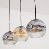 Ripoll Lámparas suspendidas, Luminarias esféricas, Lámparas colgantes Colores ámbar, Transparente, Ahumado, 3 luces