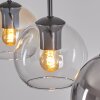 Koyoto Lámparas suspendidas, Luminarias esféricas, Lámparas colgantes Colores ámbar, Transparente, Ahumado, 3 luces