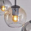 Koyoto Lámparas suspendidas, Luminarias esféricas, Lámparas colgantes Colores ámbar, Transparente, Ahumado, 3 luces