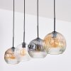 Ripoll Lámparas suspendidas, Luminarias esféricas, Lámparas colgantes Colores ámbar, Transparente, Ahumado, 4 luces