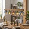 Gastor Lámparas suspendidas, Luminarias esféricas, Lámparas colgantes Crudo, Negro, 5 luces