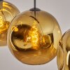 Ripoll Lámparas suspendidas, Luminarias esféricas, Lámparas colgantes dorado, 3 luces