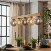 Gastor Lámparas suspendidas, Luminarias esféricas, Lámparas colgantes Crudo, Negro, 5 luces