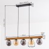 Gastor Lámparas suspendidas, Luminarias esféricas, Lámparas colgantes Crudo, Negro, 5 luces