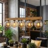 Gastor Lámparas suspendidas, Luminarias esféricas, Lámparas colgantes Crudo, Negro, 5 luces