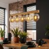 Gastor Lámparas suspendidas, Luminarias esféricas, Lámparas colgantes Crudo, Negro, 5 luces