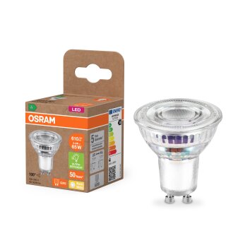 Lámparas Osram GU10 3.3 Watt blanco cálido 600 Lumen