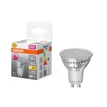 Lámparas Osram GU10 4.5 Watt blanco cálido regulable 350 Lumen