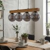 Gastor Lámparas suspendidas, Luminarias esféricas, Lámparas colgantes Crudo, Negro, 4 luces