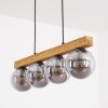 Gastor Lámparas suspendidas, Luminarias esféricas, Lámparas colgantes Crudo, Negro, 4 luces