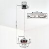 Ironel Lámparas suspendidas, Lámparas colgantes LED Negro, 1 luz