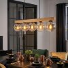 Gastor Lámparas suspendidas, Luminarias esféricas, Lámparas colgantes Crudo, Negro, 5 luces