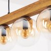 Gastor Lámparas suspendidas, Luminarias esféricas, Lámparas colgantes Crudo, Negro, 5 luces