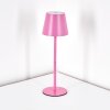 Salgadinho Lámpara de mesa de exterior, Lámparas de mesa LED Rosa, 1 luz