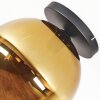 Koyoto Plafones, Luminarias esféricas 30 cm dorado, 1 luz