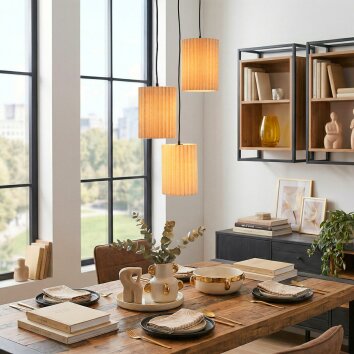 Deran Lámparas suspendidas, Lámparas colgantes, Lámpara colgante de clúster Negro, 3 luces