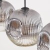 Ripoll Lámparas suspendidas, Luminarias esféricas, Lámparas colgantes Transparente, Ahumado, 3 luces