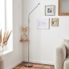 Kavin Lámpara de pie LED Níquel-mate, 1 luz