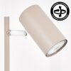 Javel Lámparas de escritorio, Lámparas de mesa LED Color arena, Blanca, 1 luz