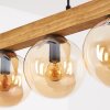 Gastor Lámparas suspendidas, Luminarias esféricas, Lámparas colgantes Crudo, Negro, 4 luces