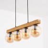 Gastor Lámparas suspendidas, Luminarias esféricas, Lámparas colgantes Crudo, Negro, 4 luces
