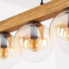 Gastor Lámparas suspendidas, Luminarias esféricas, Lámparas colgantes Crudo, Negro, 4 luces
