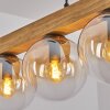 Gastor Lámparas suspendidas, Luminarias esféricas, Lámparas colgantes Crudo, Negro, 4 luces
