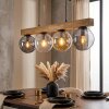 Gastor Lámparas suspendidas, Luminarias esféricas, Lámparas colgantes Crudo, Negro, 4 luces