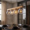 Gastor Lámparas suspendidas, Luminarias esféricas, Lámparas colgantes Crudo, Negro, 4 luces