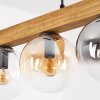 Gastor Lámparas suspendidas, Luminarias esféricas, Lámparas colgantes Crudo, Negro, 4 luces