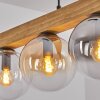 Gastor Lámparas suspendidas, Luminarias esféricas, Lámparas colgantes Crudo, Negro, 4 luces
