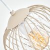 Narla Lámparas suspendidas, Lámparas colgantes Color arena, 3 luces
