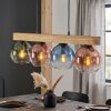 Koyoto Lámparas suspendidas, Luminarias esféricas, Lámparas colgantes Crudo, Negro, 4 luces