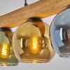 Koyoto Lámparas suspendidas, Luminarias esféricas, Lámparas colgantes Crudo, Negro, 4 luces