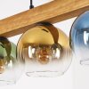 Koyoto Lámparas suspendidas, Luminarias esféricas, Lámparas colgantes Crudo, Negro, 4 luces