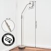 Sarel Lámpara de pie LED Níquel-mate, 1 luz