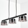 Folar Lámparas suspendidas, Lámparas colgantes LED Negro, 3 luces