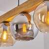 Koyoto Lámparas suspendidas, Luminarias esféricas, Lámparas colgantes Crudo, Negro, 5 luces