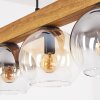Koyoto Lámparas suspendidas, Luminarias esféricas, Lámparas colgantes Crudo, Negro, 5 luces