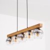 Koyoto Lámparas suspendidas, Luminarias esféricas, Lámparas colgantes Crudo, Negro, 5 luces